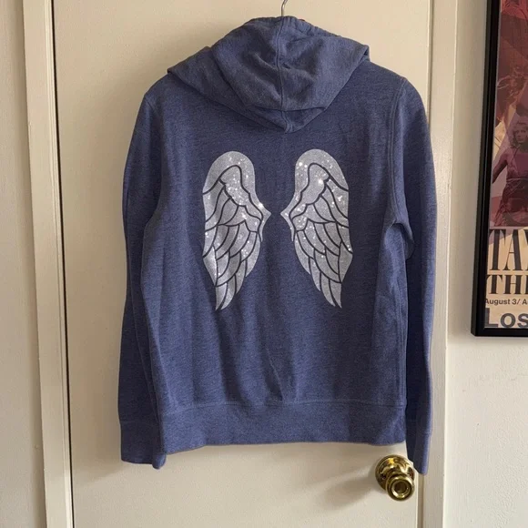 Victoria's Secret Lavender Angel Wings Hoodie - Picture 1 of 8